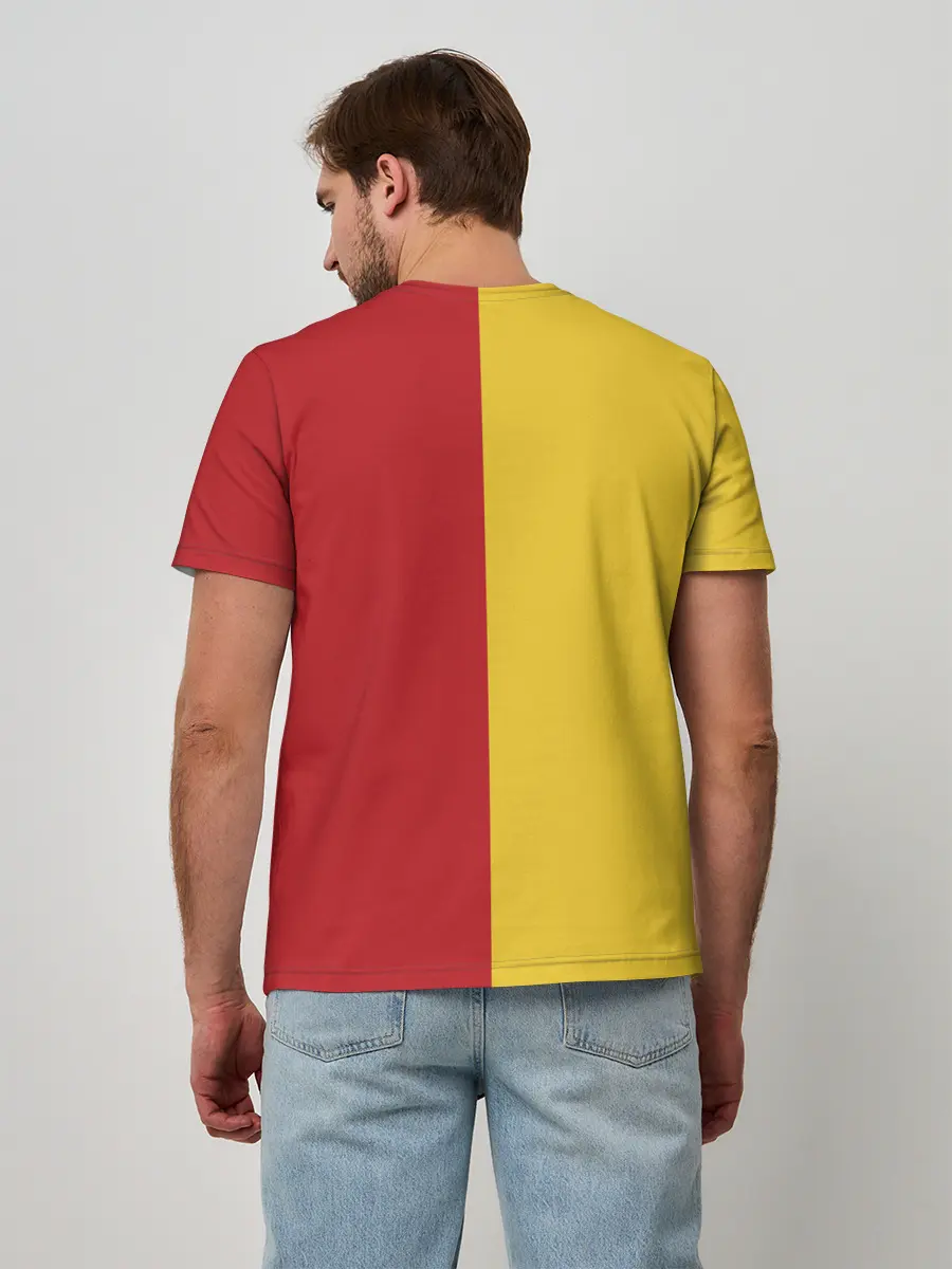 Мужская базовая футболка / Удар Луффи | One Piece