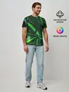 Мужская базовая футболка / DIGITAL NEON GREEN