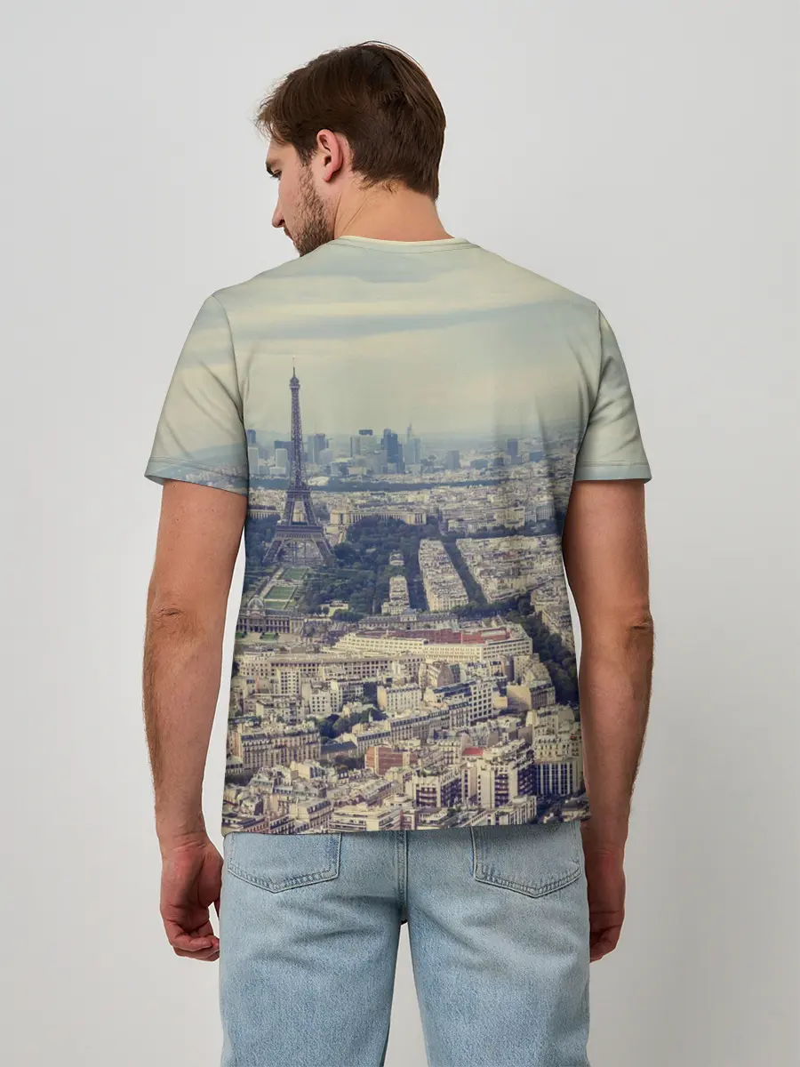 Мужская базовая футболка / Париж