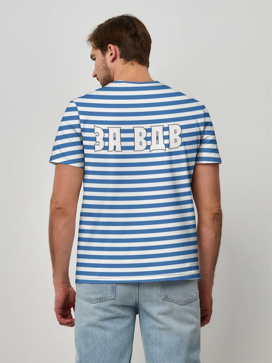 Мужская базовая футболка / Тельняшка ВДВ 90 лет