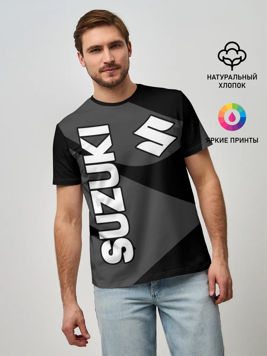 Мужская базовая футболка / SUZUKI