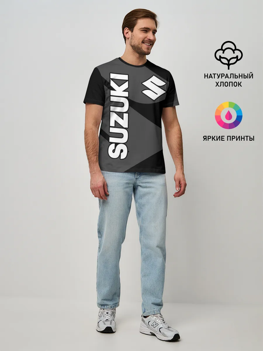 Мужская базовая футболка / SUZUKI