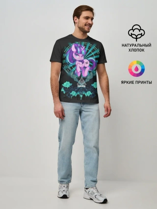 Мужская базовая футболка / My little pony