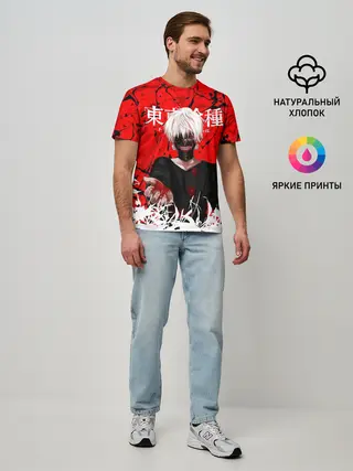 Мужская базовая футболка / Kaneki Ken