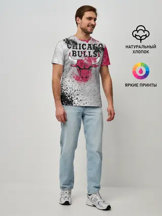 Мужская базовая футболка / CHICAGO BULLS [8]