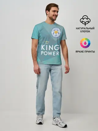Мужская базовая футболка / Лестер Сити
