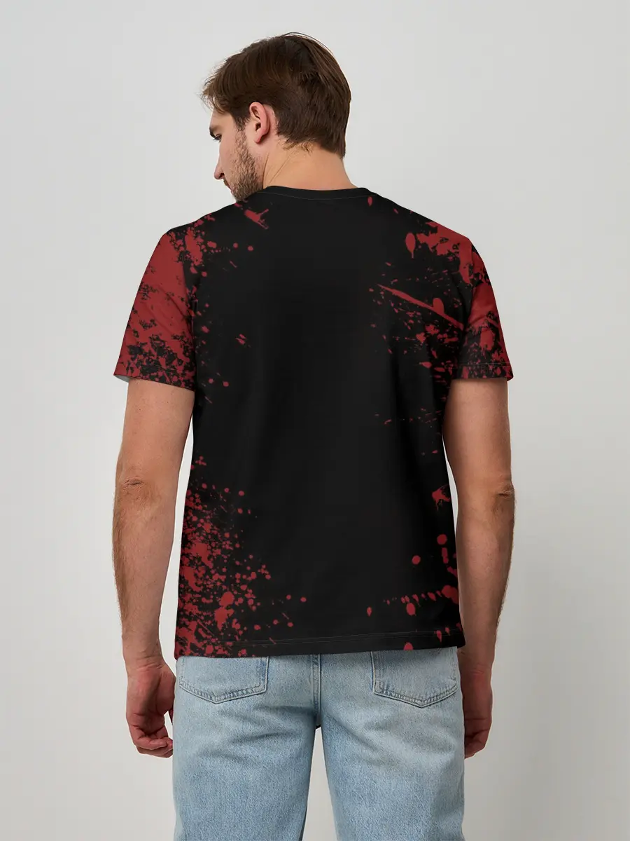 Мужская базовая футболка / Resident Evil Village логотип