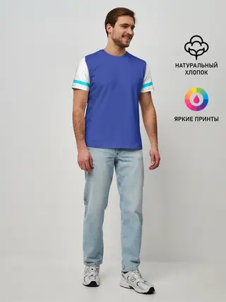 Мужская базовая футболка / NEON GRADIENT FITNESS UNIFORM