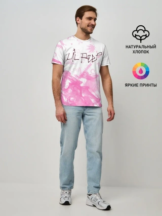 Мужская базовая футболка / LIL PEEP / ЛИЛ ПИП