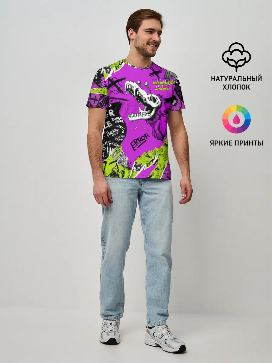 Мужская базовая футболка / Watch Dogs: Legion