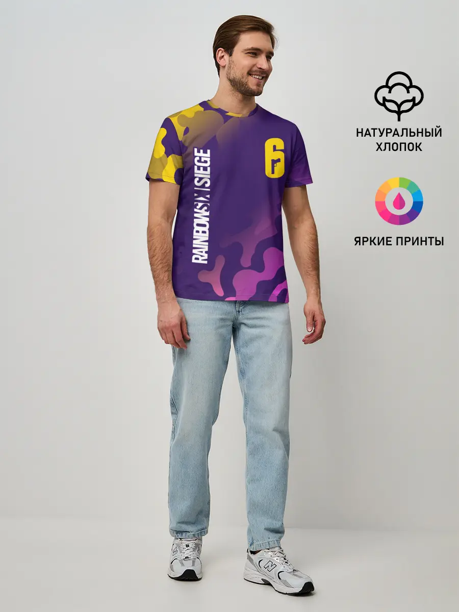 Мужская базовая футболка / RAINBOW SIX SIEGE / РАДУГА 6