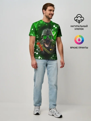 Мужская базовая футболка / Opposing Force | Адриан Шепард