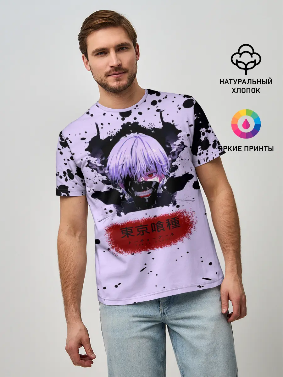 Мужская базовая футболка / Канеки Кан