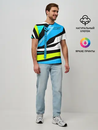 Мужская базовая футболка / Need for Speed