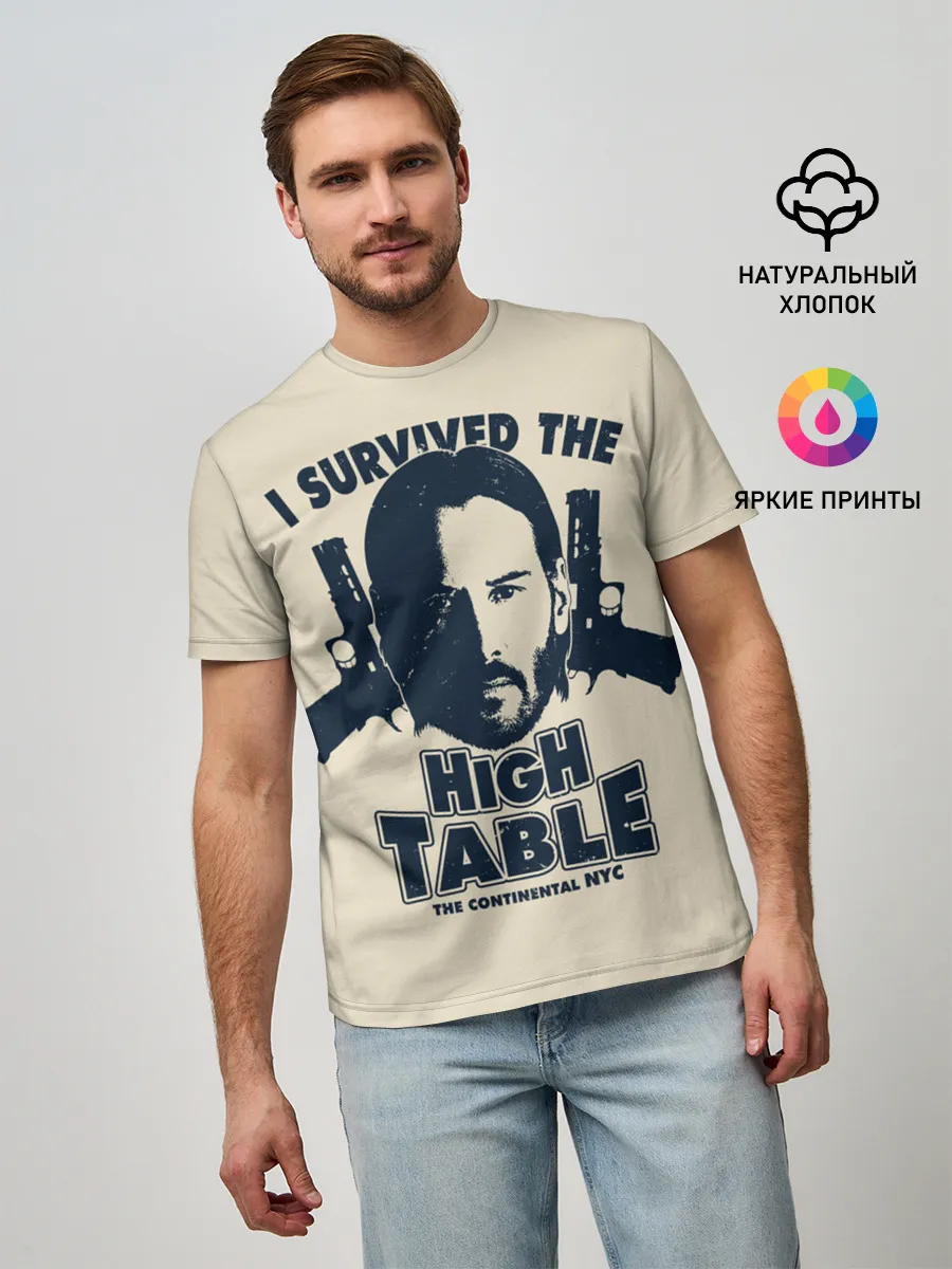 Мужская базовая футболка / John Wick