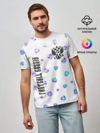 Мужская базовая футболка / FOOTBALL RUSSIA / Футбол
