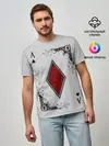 Мужская базовая футболка / Туз Бубен