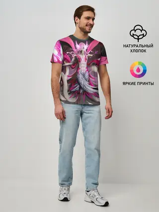 Мужская базовая футболка / Bleach Aurora Archangel Art