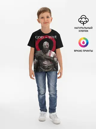 Детская базовая футболка / God of War