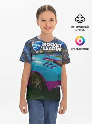Детская базовая футболка / Rocket League