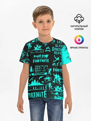 Детская базовая футболка / Fortnite.