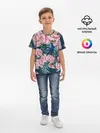 Детская базовая футболка / Пионы