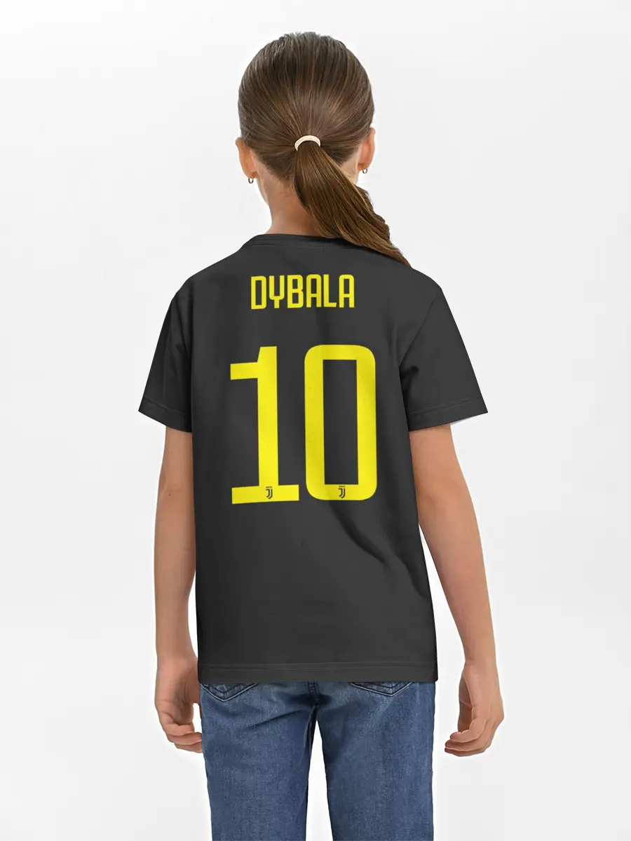 Детская базовая футболка / Дибала Форма Новая Third 18/19