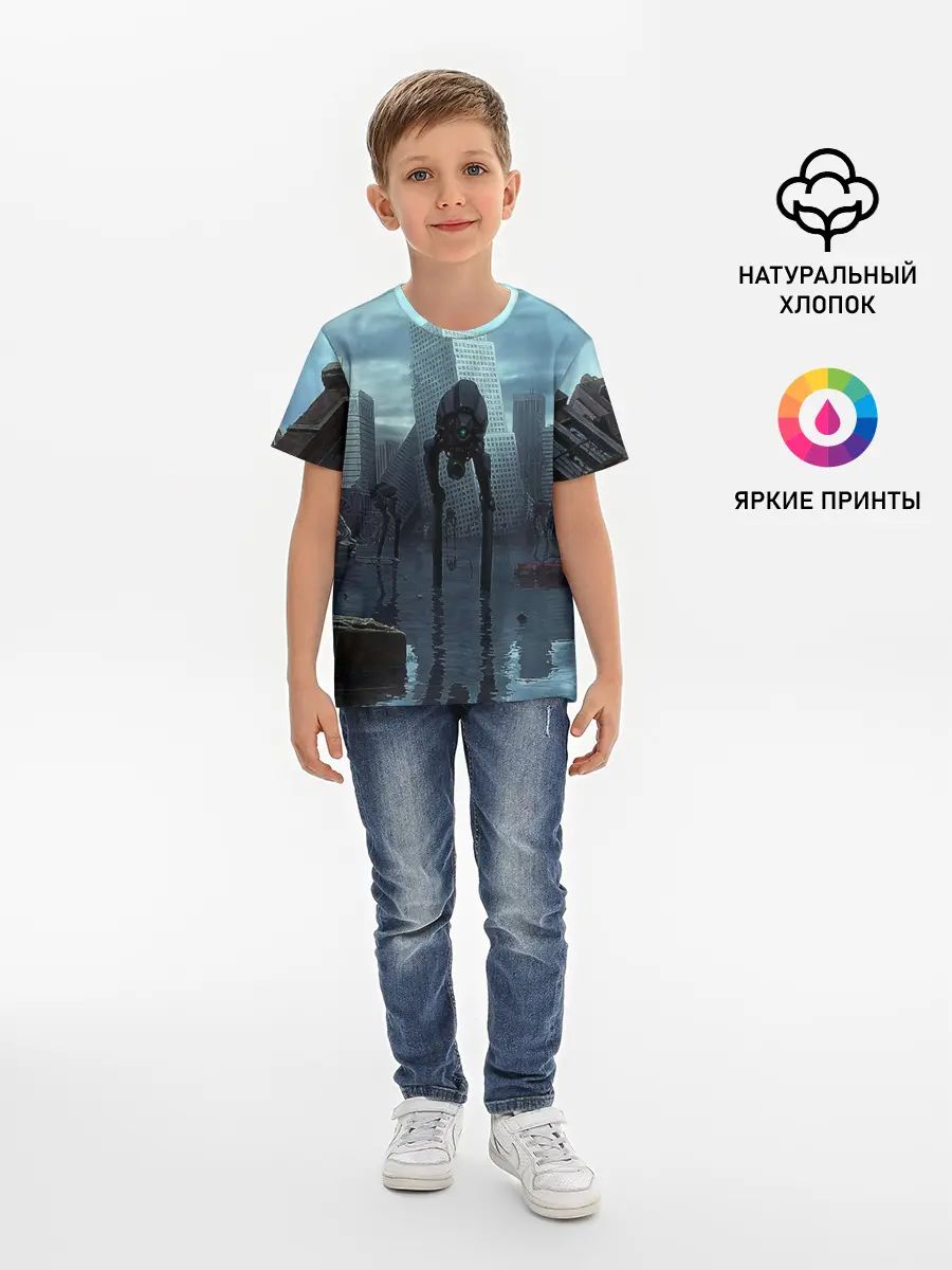 Детская базовая футболка / Халф-лайф