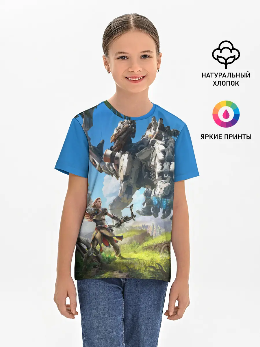 Детская базовая футболка / HORIZON ZERO DAWN
