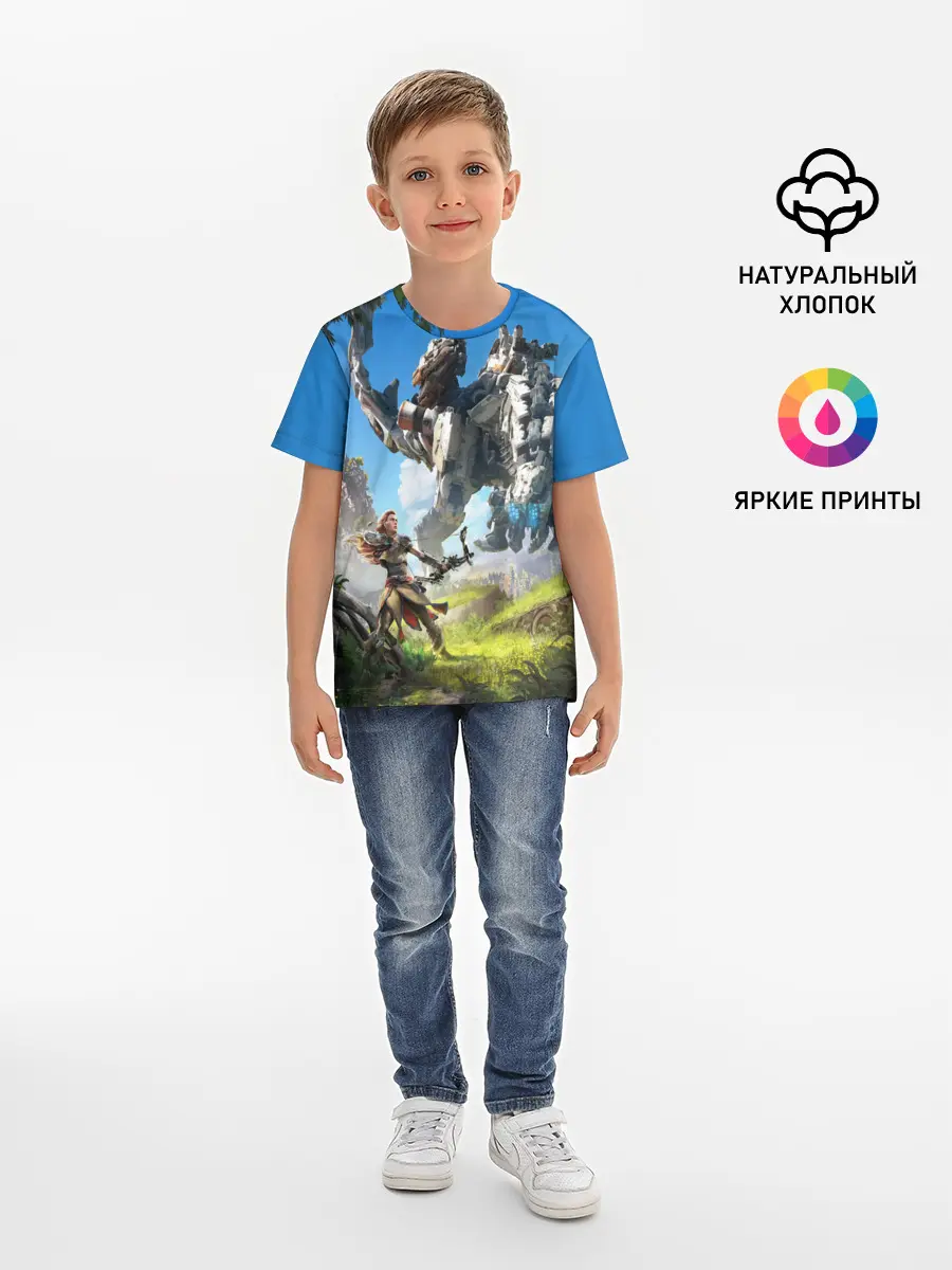 Детская базовая футболка / HORIZON ZERO DAWN