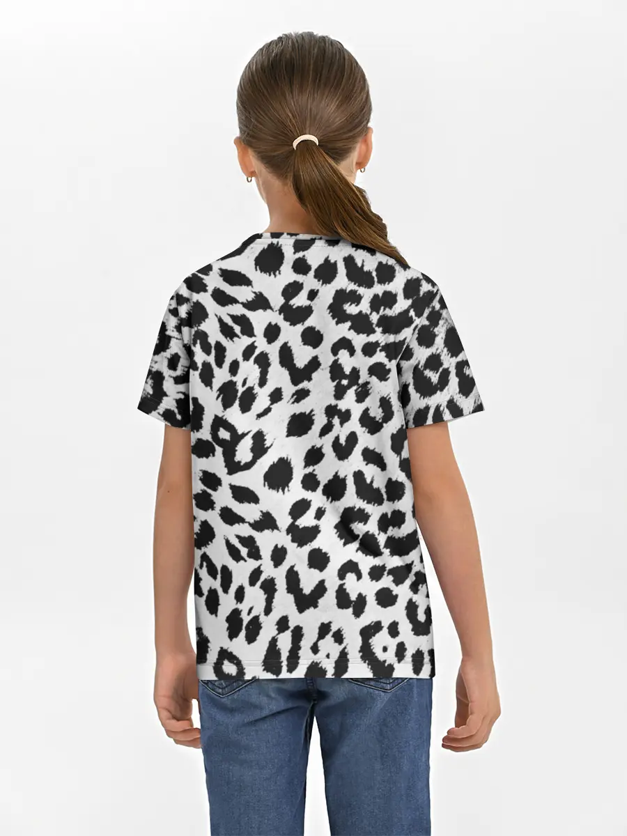 Детская базовая футболка / ЯГУАР ТЕКСТУРА