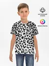 Детская базовая футболка / ЯГУАР ТЕКСТУРА