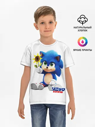 Детская базовая футболка / SONIC