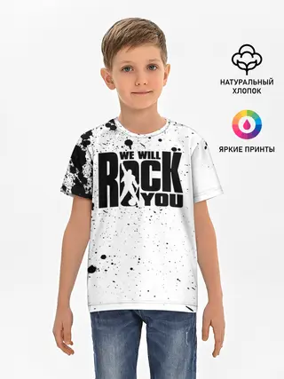 Детская базовая футболка / Queen - We Will Rock You