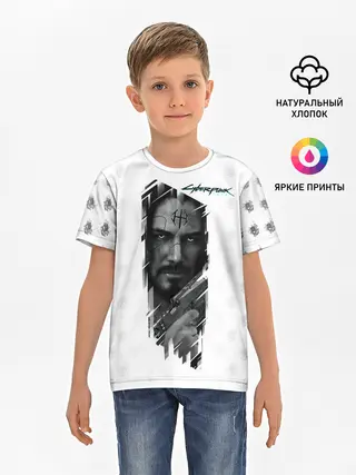 Детская базовая футболка / Cyberpunk 2077