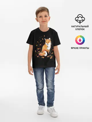 Детская базовая футболка / FOX