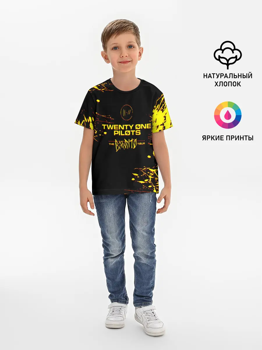 Детская базовая футболка / TWENTY ONE PILOTS TOP.