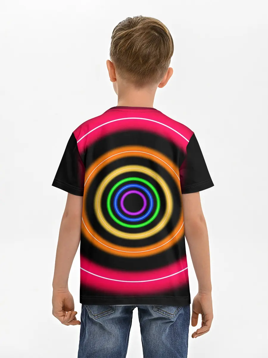 Детская базовая футболка / Neon