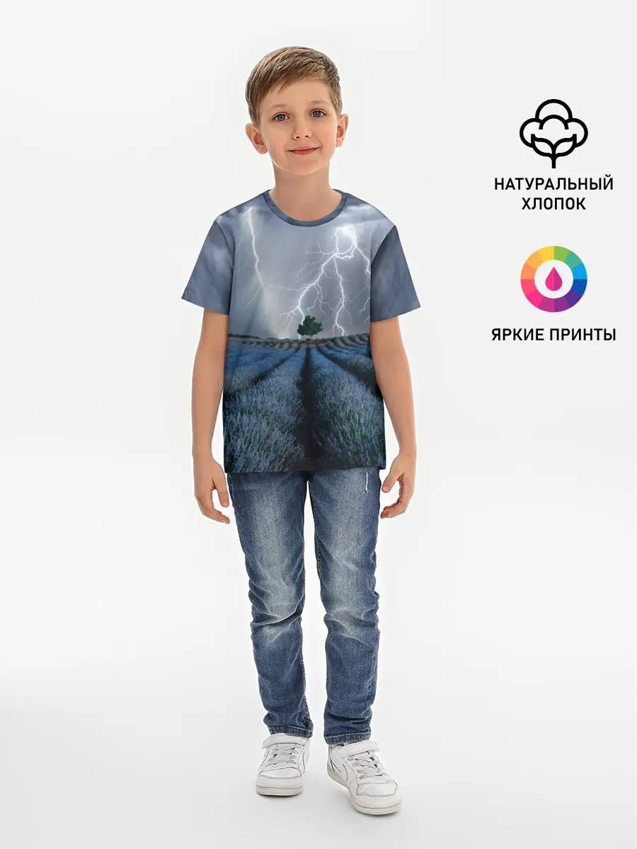 Детская базовая футболка / Молнии