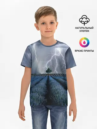 Детская базовая футболка / Молнии