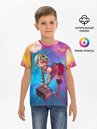 Детская базовая футболка / Tiny Tina and the bomb