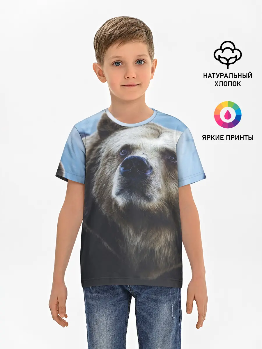 Детская базовая футболка / Гризли