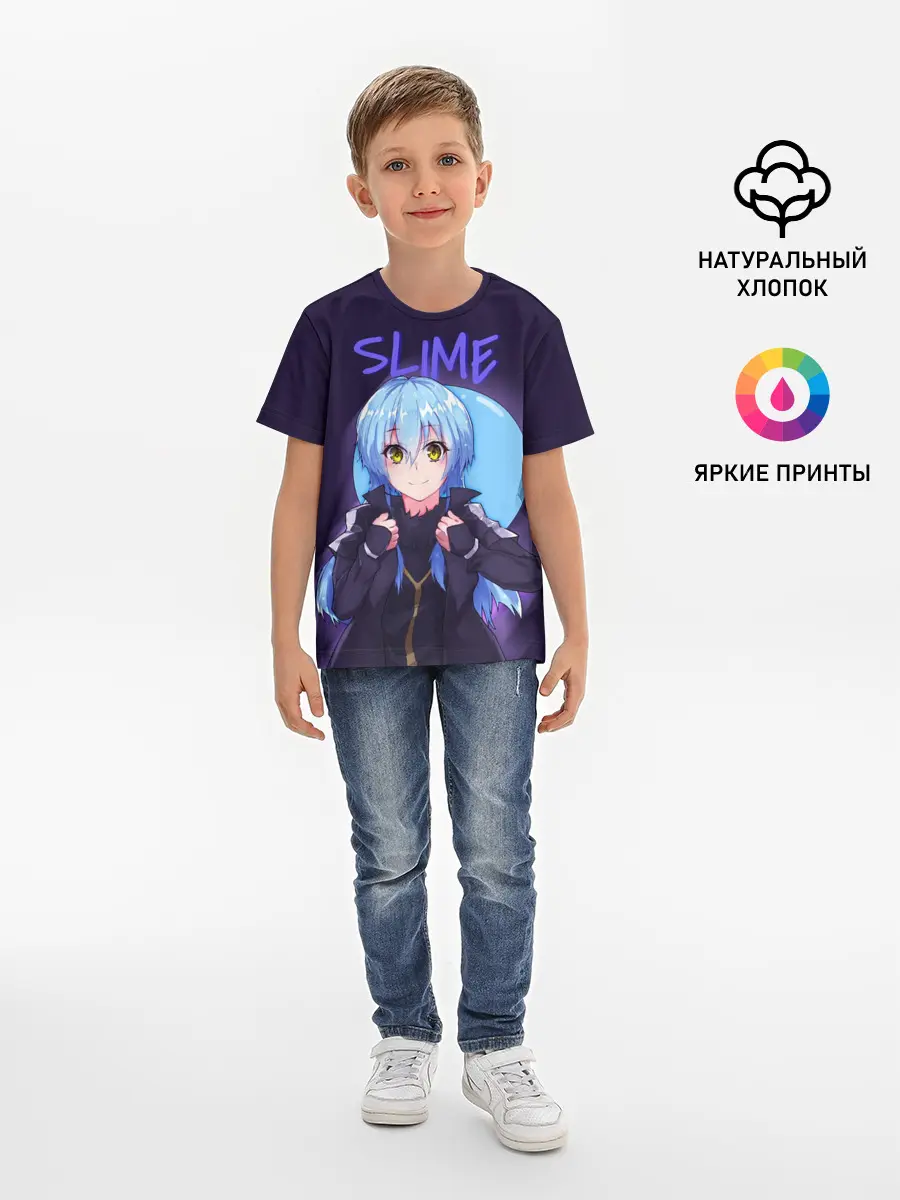 Детская базовая футболка / Slime