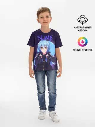 Детская базовая футболка / Slime