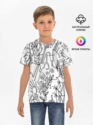 Детская базовая футболка / Точка воображения