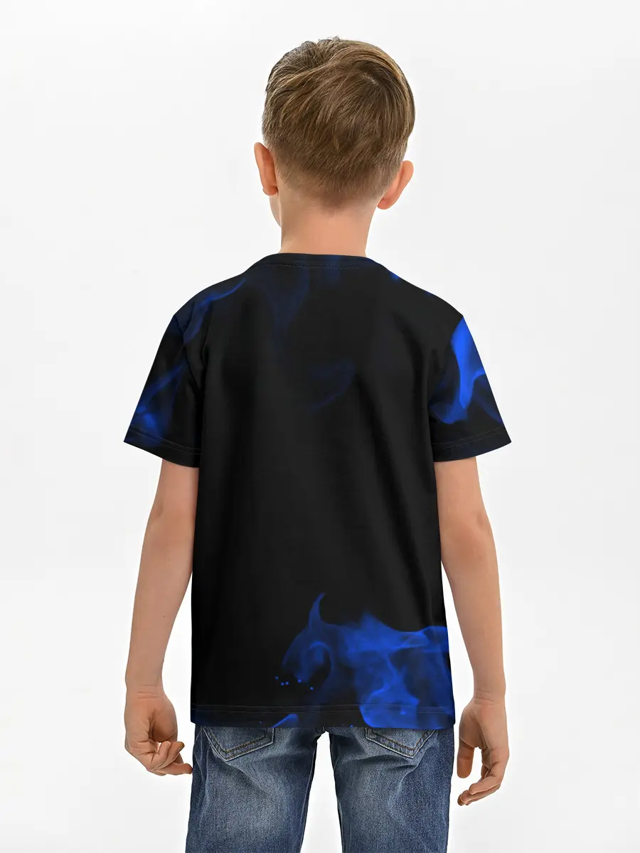 Детская базовая футболка / mercedes