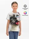 Детская базовая футболка / Котик