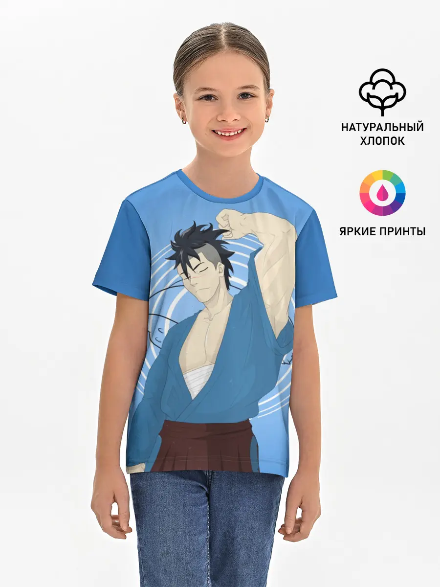 Детская базовая футболка / Food wars Shokugeki no Soma