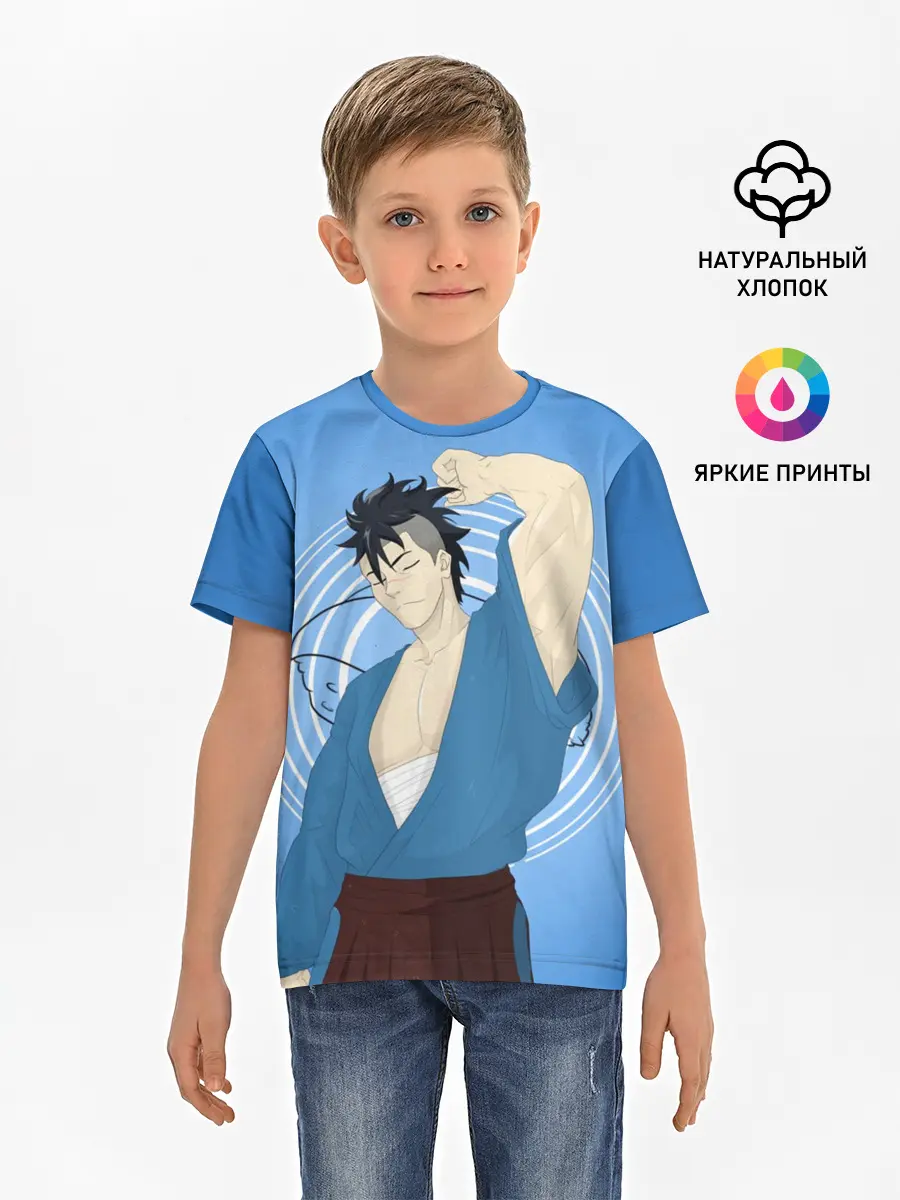 Детская базовая футболка / Food wars Shokugeki no Soma