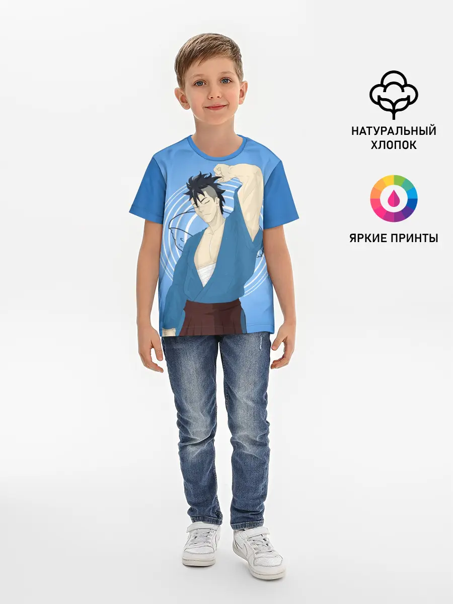 Детская базовая футболка / Food wars Shokugeki no Soma